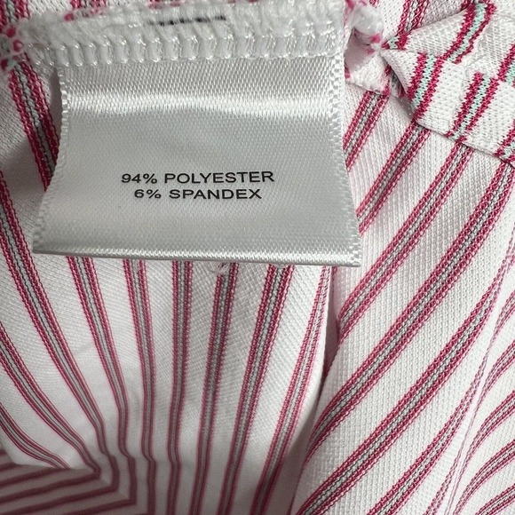 Peter Millar Summer Comfort Polo Shirt Striped Collared Size XL Golf Logo - Picture 5 of 11